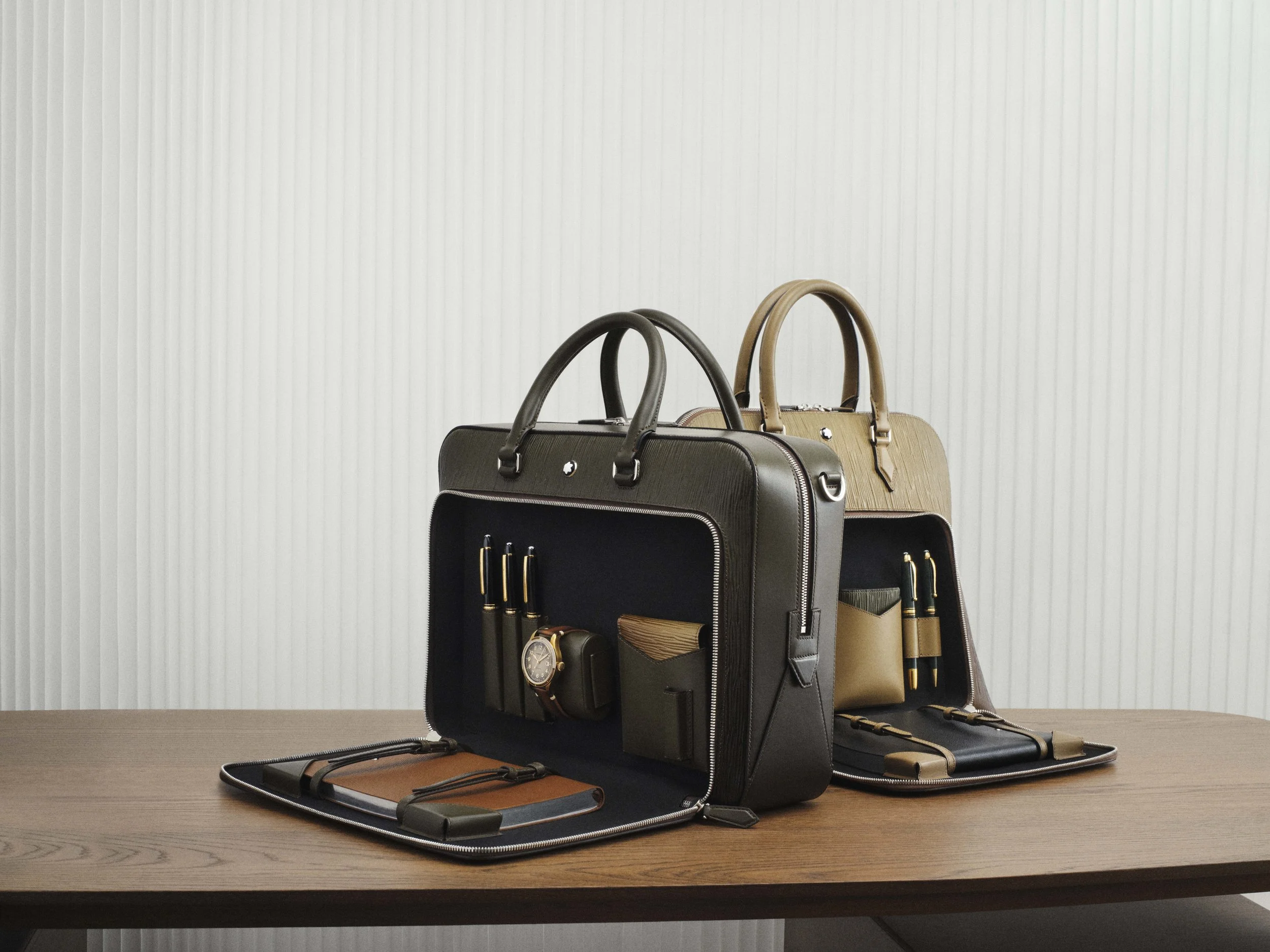 MONTBLANC WITH A NEW FALL/WINTER 2025 LEATHER COLLECTION — Numéro